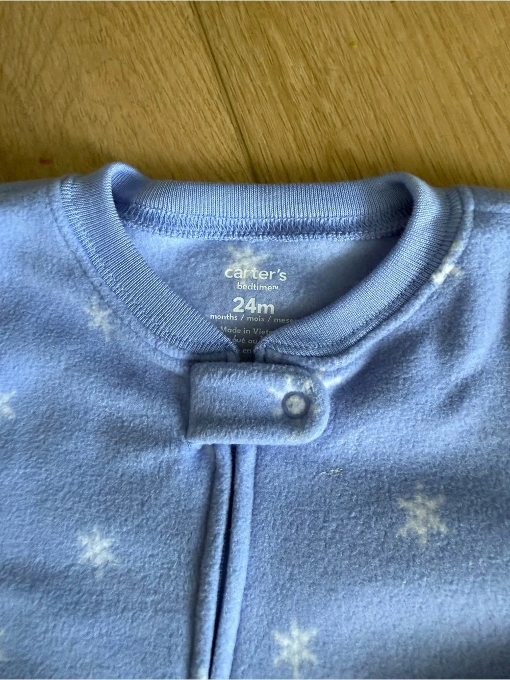 Carter’s full zip bodysuit 24m